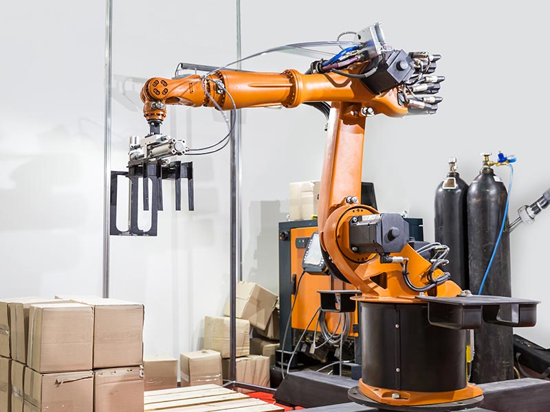 萊蕪鋼鐵集團(tuán)碼垛機(jī)器人